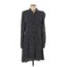 Paris Atelier & Other Stories Casual Dress - Shirtdress: Gray Tweed Dresses - Women's Size 8