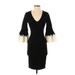 Ted Baker London Casual Dress - Sweater Dress: Black Dresses - Women's Size 2