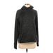 Gap Fit Pullover Hoodie: Black Tops - Women's Size Small
