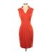 Trina Turk Casual Dress - Sheath: Orange Dresses - Women's Size 4