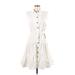 Calvin Klein Casual Dress - DropWaist: White Dresses - New - Women's Size 8