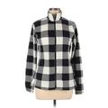 Joe Fresh Jacket: White Checkered/Gingham Jackets & Outerwear - Women's Size Small