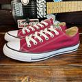 Converse Shoes | Converse Ct All Star Low Top Maroon Sneakers | Color: Red | Size: 7