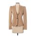 Zara Basic Blazer Jacket: Tan Jackets & Outerwear - Women's Size Small