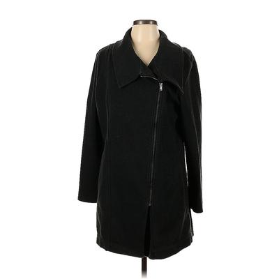 Banana Republic Factory Store Coat: Black Jackets & Outerwear - Women's Size Large