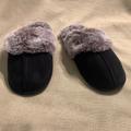 Jessica Simpson Shoes | Jessica Simpson Faux Fur Slippers | Color: Black | Size: Xl (9-10)