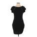 Guess Cocktail Dress - Mini: Black Solid Dresses - Women's Size Large