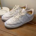Nike Shoes | Guc Nike Court Vision Low Triple White Mens Basketball Shoes Size 11 Sneakers | Color: White | Size: 11