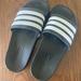 Adidas Shoes | Adidas Adilette Comfort Slides, Size 7 | Color: Black | Size: 7