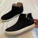 Kate Spade Shoes | Kate Spade 9 Black Suede Harper Sneakers ~ Ankle High Top Casual | Color: Black | Size: 9