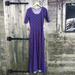 Lularoe Dresses | Lularoe Ana Maxi Dress | Color: Purple/Red | Size: S
