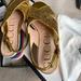 Gucci Shoes | Gucci Glitter Gold Shoes With Box | Color: Gold | Size: 9