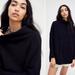 Free People Sweaters | Free People Ottoman Slouchy Oversized Tunic Sweater | Color: Black | Size: Xs