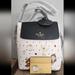 Kate Spade Bags | Kate Spade Beauty And The Beast Backpack And Slim Card Case, Nwt | Color: White/Yellow | Size: Os