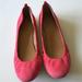 J. Crew Shoes | J Crew Anya Pink Vegan Suede Ballet Flats Size 7 | Color: Pink | Size: 7