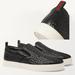 Gucci Shoes | Gucci Shoes Dublin Rhombus Quilted Black Leather Slip On Sneakers Sz 10g 10.5 | Color: Black | Size: 10.5