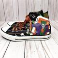 Converse Shoes | Chuck Taylor Converse Dc Comic Collab Joker Batman Hi Top Youth Size 2 Sneakers | Color: Black | Size: 2