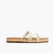 Madewell Shoes | Madewell Kathryn Braided Leather Slides Sandals Sz 7.5 Nwob | Color: Cream | Size: 7.5
