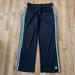 Adidas Pants & Jumpsuits | Adidas Pants Womens Large Black White Logo 3 Stripes Sweatpants Gym Ladies | Color: Black/White | Size: L