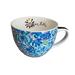 Lilly Pulitzer Kitchen | Lilly Pulitzer Tiger Xx Lily Blue Floral 12oz Coffee Tea Cup Mug | Color: Blue/Gold | Size: Os