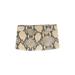 Banana Republic Leather Clutch: Gold Snake Print Bags
