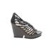 Via Spiga Wedges: Black Shoes - Women's Size 8 1/2