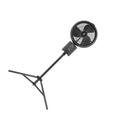SUIOPPYUW Portable Electric Fan With Remote Control For Easy Operation Pedestal Fan ABS Ceiling Fan Camping Fan Cooling Fan Quiet