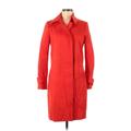 Ann Taylor Coat: Red Jackets & Outerwear - Women's Size Small