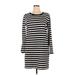 Joe Fresh Casual Dress: Ivory Stripes Dresses - Women's Size X-Large