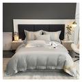 VAUNDY 1000TC Egyptian Cotton Bedding Set 4pcs Luxury embroidery Bed Linens Quilt Duvet Cover Pillowcase King Size Flat Sheet,Duvet Cover Set