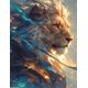 5D Diamond Painting Kits for Adults Lion Diamond Art Painting Kits, DIY Full Square Drill Diamond Art for Kids Animal Cross Stitch Kits, Crystal Art Kits for Adults for Wall Room Decor Gifts 80x105cm