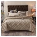 VAUNDY Thick velvet winter Bedspread on the bed plaid blanket bed cover Mattress topper quilt bed linen Bedspreads Compatible with double bed sheet,Duvet Cover Set