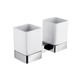 Aluminum Bathroom Accessories Sets Paper Holder Ceramic Holder Toilet Brush Lotion Tumbler Soap Dish Towel Ring Bar Robe Hooks,tumbler holder 2,As shown