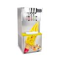 Hhaoran-9868 Ice Cream Maker Transparent Body Vertical Commercial Ice Cream Machine Milk Tea Shop Dedicated 3-color Soft Sweet Cone Ice Cream Machine Table Top Ice Cream Machine，Fun Kitchen Appliance