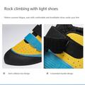 Teenagers Climbing Shoes,Men's Women's Rock Climbing Shoes for Youth,Children's Climbing Shoes Adjustable Closure Bouldering Trainers,Non-Slip Climbing Gym Shoes,for Indoor Beginners Gym Black Red