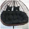 QiuShuiDr 2 Seater Egg Chair Swing Cushion, Hanging Basket Chair Cushion Washable Double Egg Chair Cushion Replacement Removable Swing Egg Chairs Chair Pads For Indoor Outdoor (Color : G)