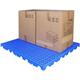 MekUk Plastic Pallets Plastic Pallet Storage Pallet Interlocking Moisture Barrier Breathable Cargo Storage Matting For Supermarket Warehouse for Kennel, Garden, Basement, Patio (Color : Blue, Size :