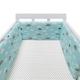 Aocase Baby Cot Bumper Bed Bumper One Piece Anti Collision Bed Bumper for Children Soft and Comfortable Edge Protection Baby Cot Bumper,NO18,300x30cm