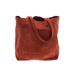 Madewell Leather Tote Bag: Brown Solid Bags