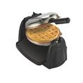 Hamilton Beach 26031 Belgian Waffle Maker with Removable Nonstick Plates, Flip for thick, healthy, Black