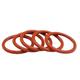 Od 12-100mm Thickness(cs) 4mm Red Silicone O-ring Sealing Ring, 65x57x4mm, 50pcs