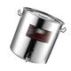 YYUINU Commercial Insulated Barrel, Stainless Steel Catering Urn, Hot Water Boiler Dispenser, with Lid and Tap,35 * 35cm