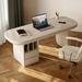 Recon Furniture Rectangle Writing Desk | 29.53 H x 55.12 W x 27.56 D in | Wayfair Desks0413TB5115571039552RF140