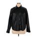 Zara Faux Leather Jacket: Black Jackets & Outerwear - Women's Size X-Large