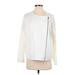 Eileen Fisher Blazer Jacket: White Jackets & Outerwear - Women's Size Small Petite