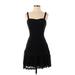 Hollister Casual Dress - Mini: Black Dresses - Women's Size Small