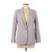 Ann Taylor Blazer Jacket: Gray Jackets & Outerwear - Women's Size 8 Plus