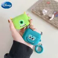 Custodie in silicone Disney Cartoon Sulley Mike per Airpods 1 2 Custodia protettiva per ricarica auricolare wireless Bluetooth per Airpods Pro