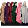 Grande Khimar donne musulmane Hijab Overhead preghiera vestito sciarpa Niquab Islam abiti Burka