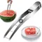 Wassermelone Cutter Hause Gadgets Edelstahl Wassermelone Artefakt Schneiden Messer Corer Obst Und